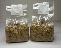 Стерильний зерновий субстрат (Овес) в малих пакетах