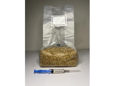 Субстрат зерновий стерильний (овес) зі споровою взвіссю Cubensis